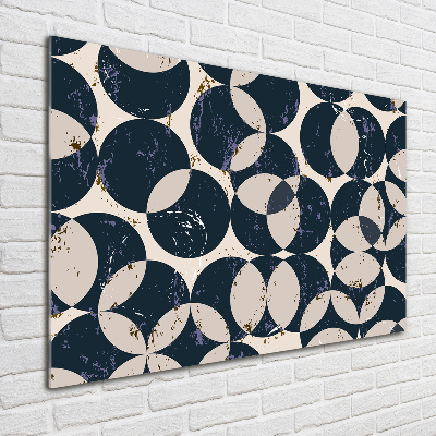 Foto en cristal de alta calidad con impresión uv horizontal Fondo geométrico