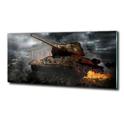 Foto en cristal de alta calidad con impresión uv horizontal Tanque