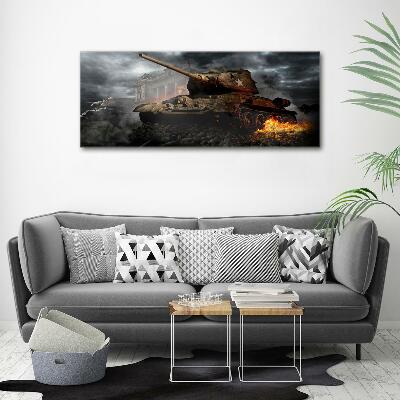 Foto en cristal de alta calidad con impresión uv horizontal Tanque