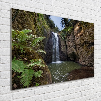 Foto obraz szklany Wodospad w Sardynii