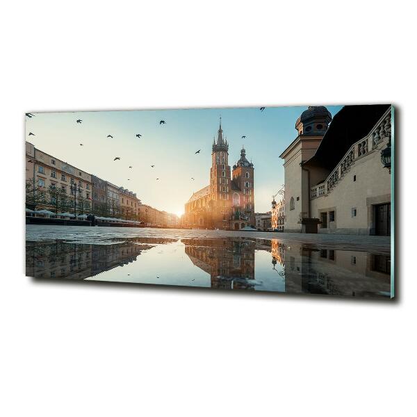 Impresión en cristal con acabado brillante horizontal Cracovia, Polonia