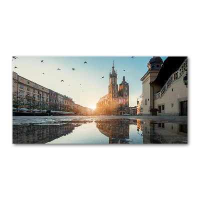 Impresión en cristal con acabado brillante horizontal Cracovia, Polonia