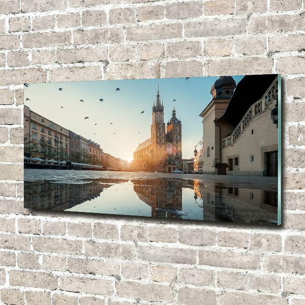Impresión en cristal con acabado brillante horizontal Cracovia, Polonia