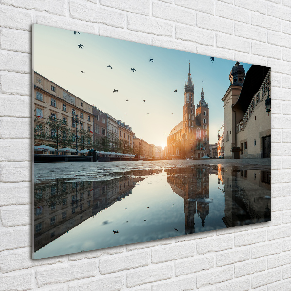 Impresión en cristal con acabado brillante horizontal Cracovia, Polonia