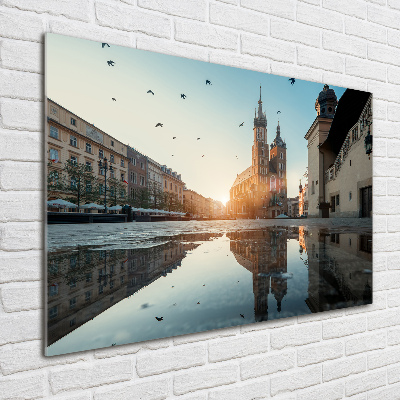Impresión en cristal con acabado brillante horizontal Cracovia, Polonia