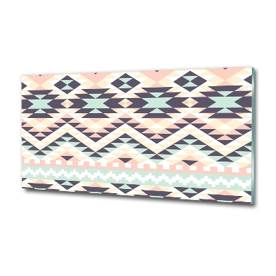 Impresión en cristal con acabado brillante horizontal origen étnico