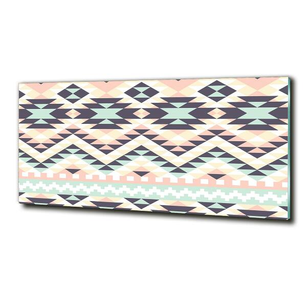 Impresión en cristal con acabado brillante horizontal origen étnico