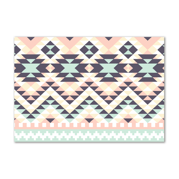 Impresión en cristal con acabado brillante horizontal origen étnico