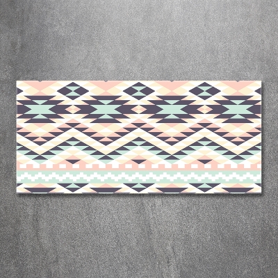 Impresión en cristal con acabado brillante horizontal origen étnico