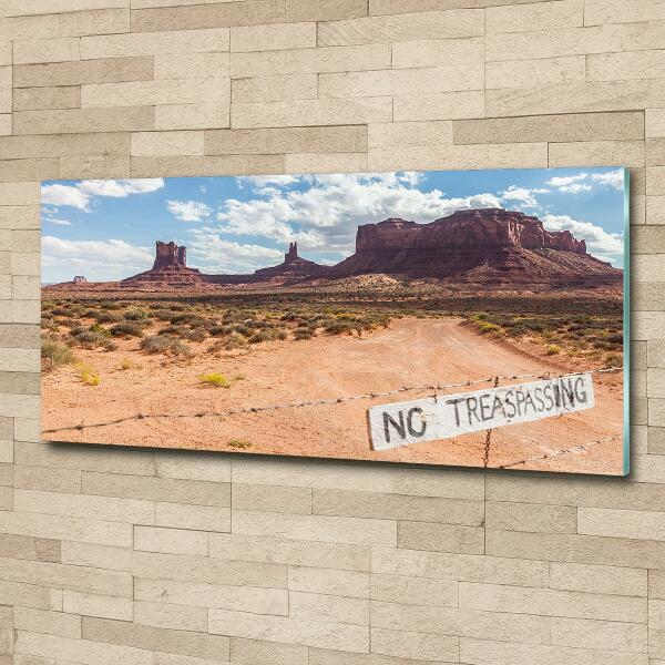 Cuadro de cristal templado moderno horizontal Arizona, Estados Unidos