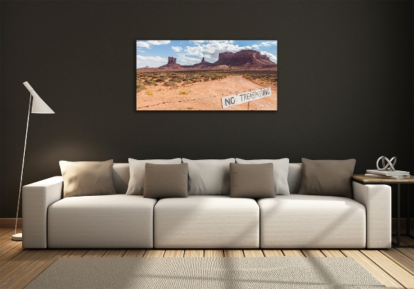 Cuadro de cristal templado moderno horizontal Arizona, Estados Unidos