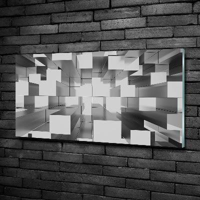 Foto en cristal de alta calidad con impresión uv horizontal Fondo abstracto