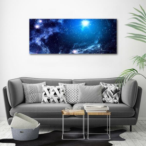 Impresión en cristal con acabado brillante horizontal Nebulosa