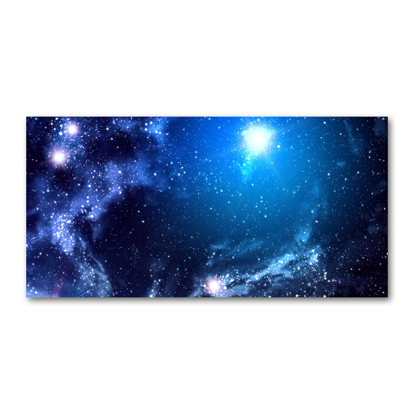 Impresión en cristal con acabado brillante horizontal Nebulosa