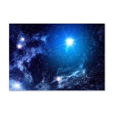 Impresión en cristal con acabado brillante horizontal Nebulosa