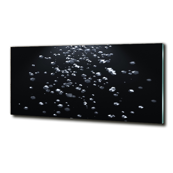 Foto en cristal de alta calidad con impresión uv horizontal Abstracción 3D