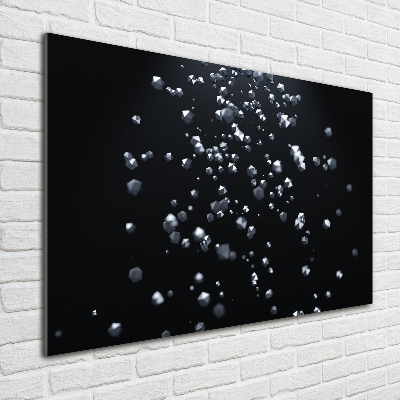 Foto en cristal de alta calidad con impresión uv horizontal Abstracción 3D