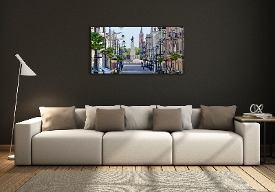 Impresión en cristal con acabado brillante horizontal Lodz, Polonia