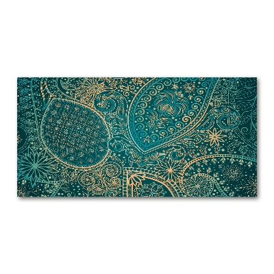 Foto en cristal de alta calidad con impresión uv horizontal Fondo de adornos