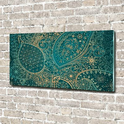 Foto en cristal de alta calidad con impresión uv horizontal Fondo de adornos