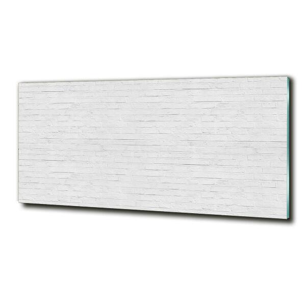 Cuadro de cristal templado moderno horizontal pared de ladrillos