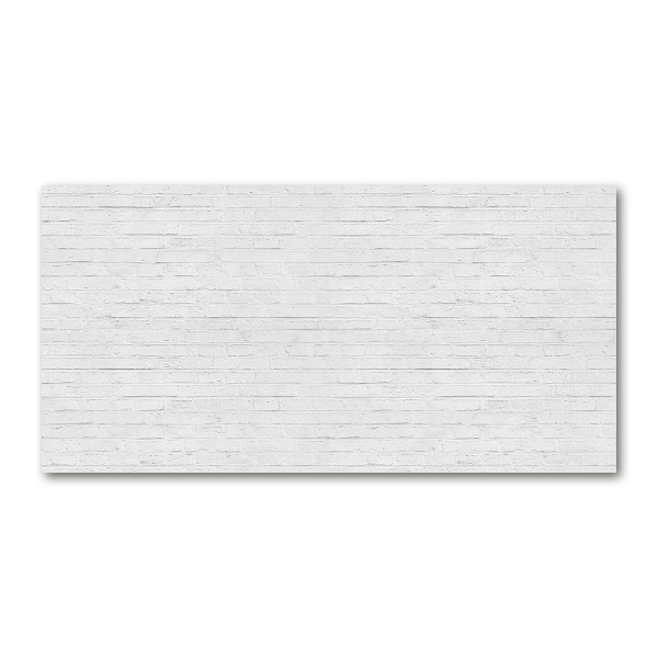 Cuadro de cristal templado moderno horizontal pared de ladrillos