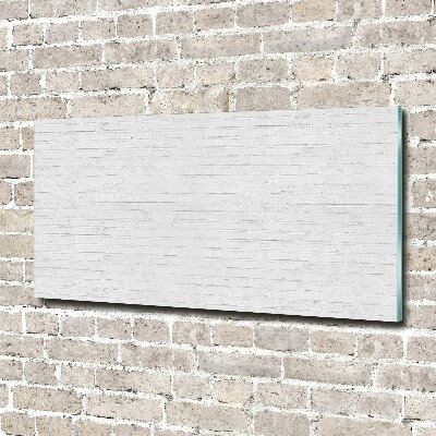 Cuadro de cristal templado moderno horizontal pared de ladrillos