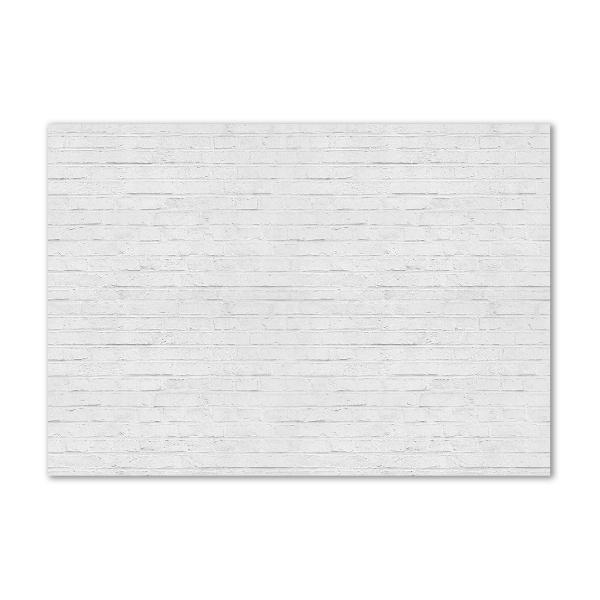 Cuadro de cristal templado moderno horizontal pared de ladrillos