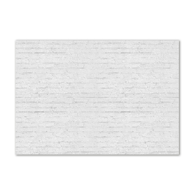 Cuadro de cristal templado moderno horizontal pared de ladrillos