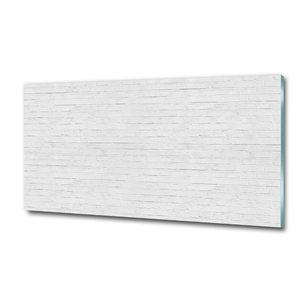 Cuadro de cristal templado moderno horizontal pared de ladrillos