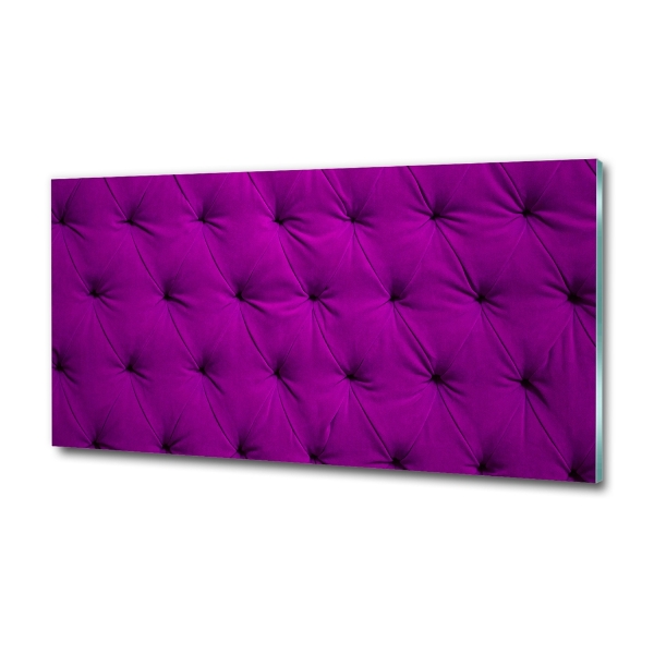 Cuadro de cristal templado moderno horizontal pared de terciopelo