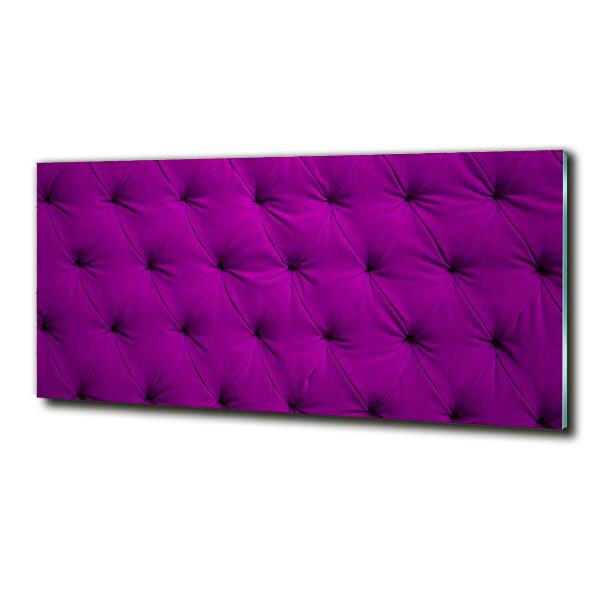 Cuadro de cristal templado moderno horizontal pared de terciopelo