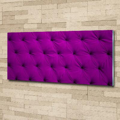 Cuadro de cristal templado moderno horizontal pared de terciopelo