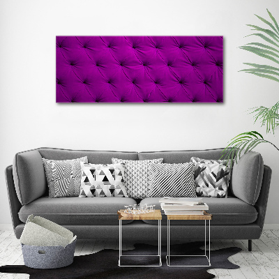 Cuadro de cristal templado moderno horizontal pared de terciopelo