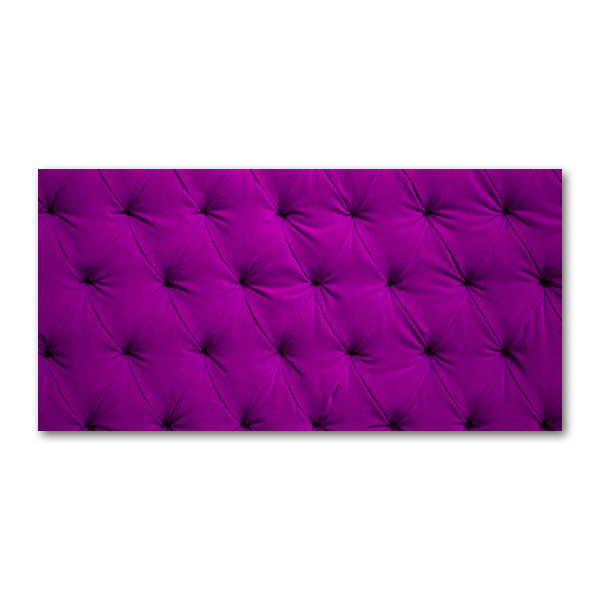 Cuadro de cristal templado moderno horizontal pared de terciopelo