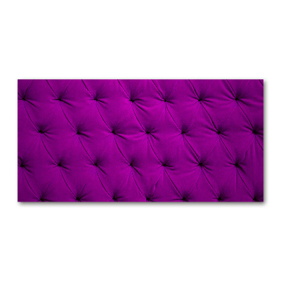 Cuadro de cristal templado moderno horizontal pared de terciopelo