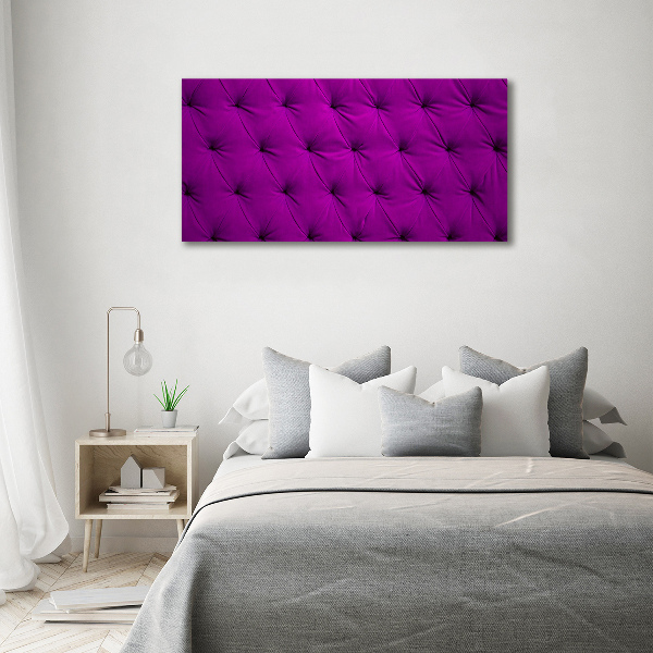Cuadro de cristal templado moderno horizontal pared de terciopelo