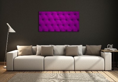 Cuadro de cristal templado moderno horizontal pared de terciopelo