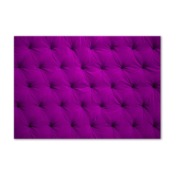Cuadro de cristal templado moderno horizontal pared de terciopelo