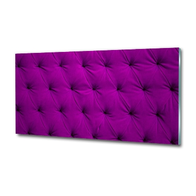 Cuadro de cristal templado moderno horizontal pared de terciopelo