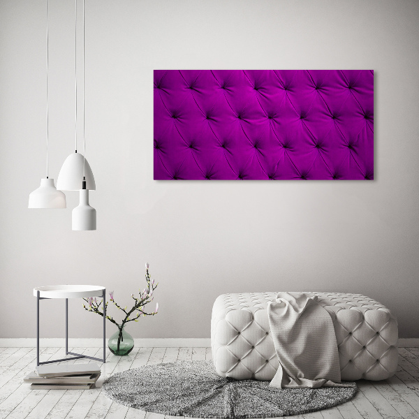 Cuadro de cristal templado moderno horizontal pared de terciopelo
