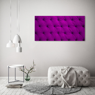 Cuadro de cristal templado moderno horizontal pared de terciopelo