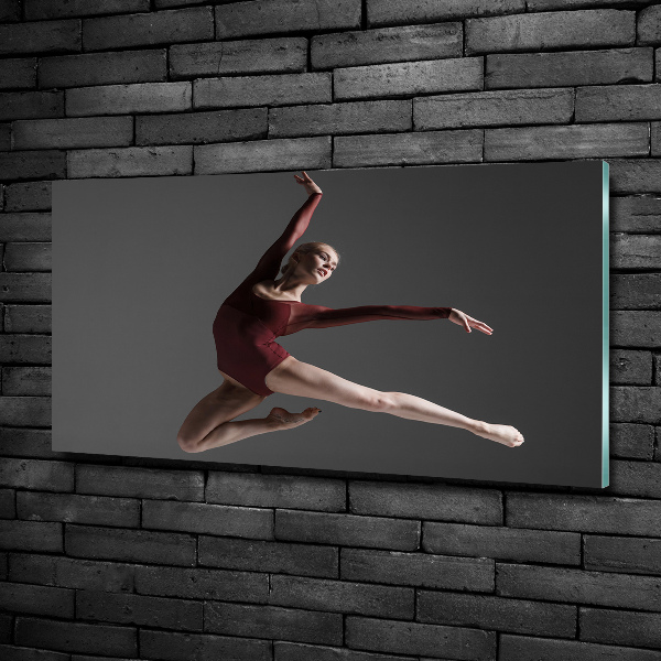 Foto en cristal de alta calidad con impresión uv horizontal Danza moderna