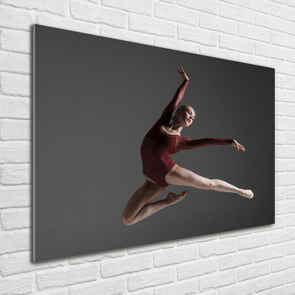 Foto en cristal de alta calidad con impresión uv horizontal Danza moderna
