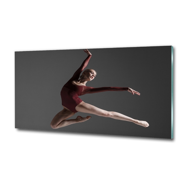 Foto en cristal de alta calidad con impresión uv horizontal Danza moderna