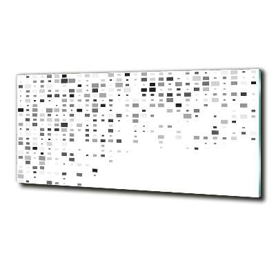 Foto en cristal de alta calidad con impresión uv horizontal Cuadrados de abstracción