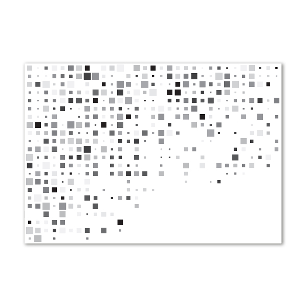 Foto en cristal de alta calidad con impresión uv horizontal Cuadrados de abstracción