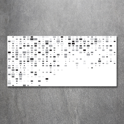 Foto en cristal de alta calidad con impresión uv horizontal Cuadrados de abstracción