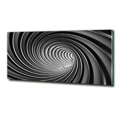 Foto en cristal de alta calidad con impresión uv horizontal Vórtice abstracto