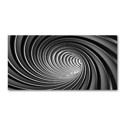Foto en cristal de alta calidad con impresión uv horizontal Vórtice abstracto